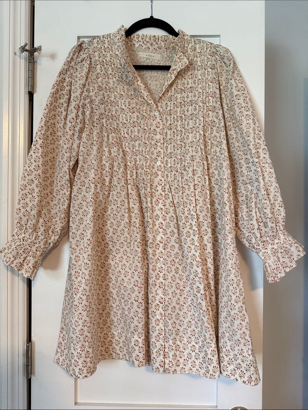 Doen Dulcie Dress Elderberry Floral